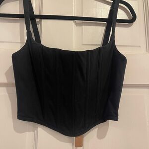 Skims Black Corset NWT